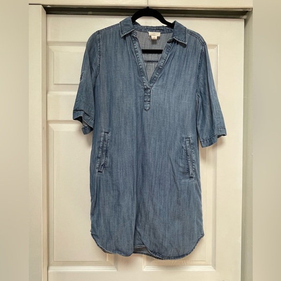 LOFT | Dresses | Loft Outlet Denim Shirt Dress Size S | Poshmark